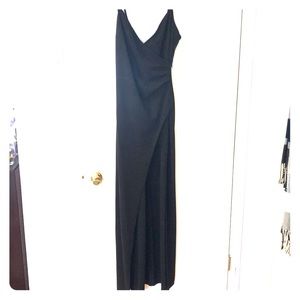 WINDSOR black cocktail dress and necklace